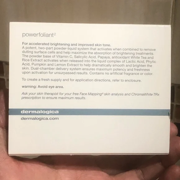 Dermalogica POWERFOLIANT CHROMAWHITE TRx (2 Vials at 8.9ml)